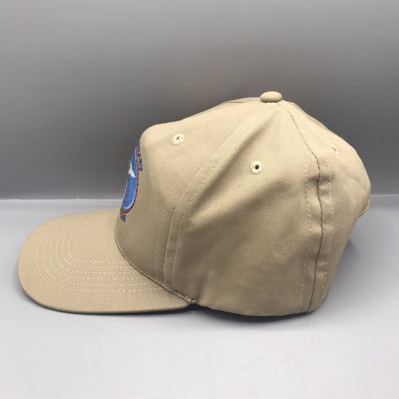 Vintage Reagan Library Air Force One Navy Snapback Hat Cap Made In The USA - Picture 4 of 6